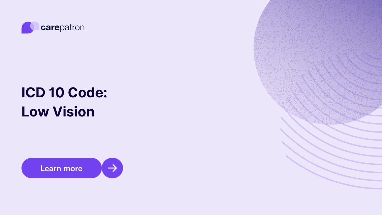 Low Vision ICD10CM Codes 2023